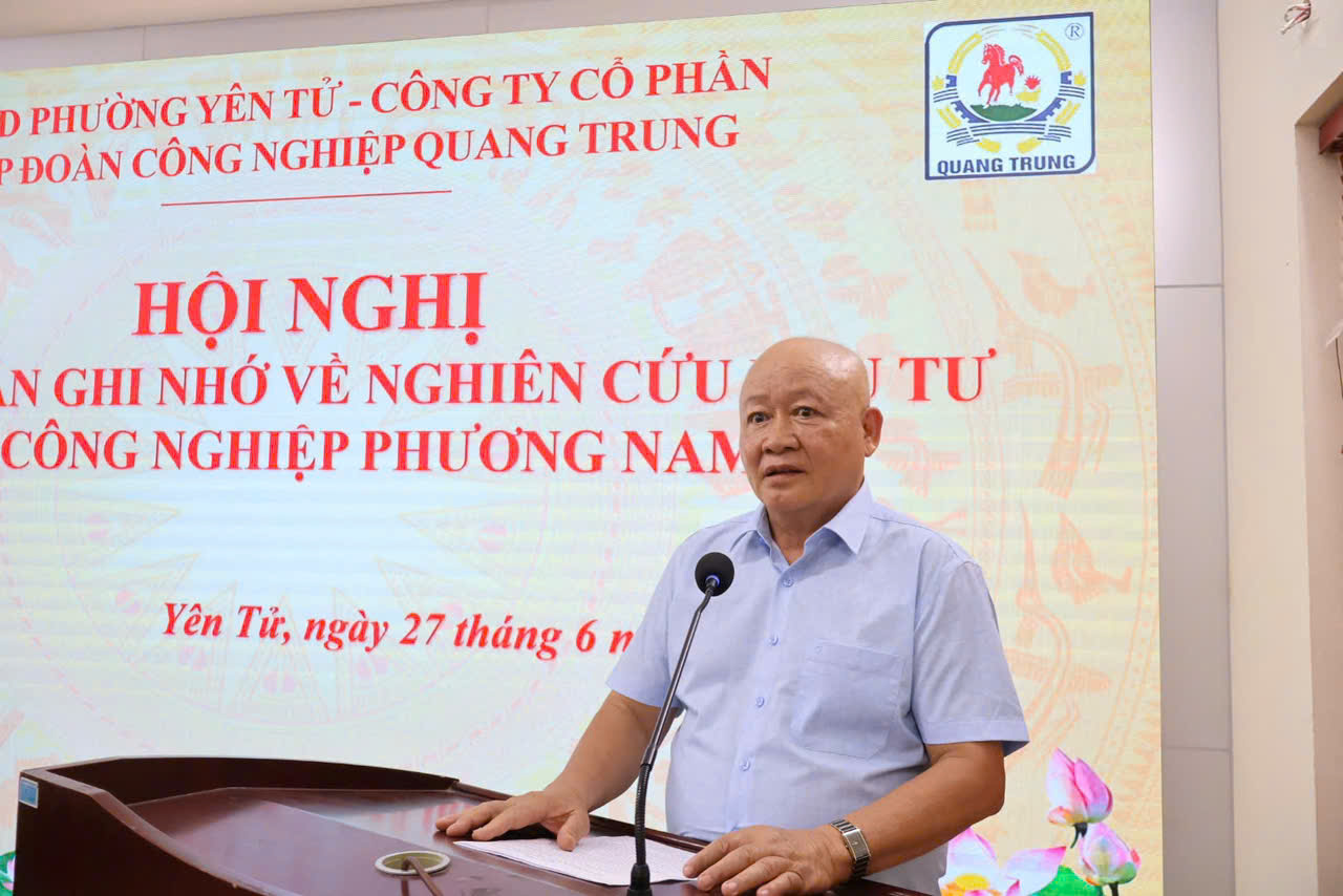 Cụm Công nghiệp Phương Nam 3: Tập đoàn Công nghiệp Quang Trung kiến tạo trung tâm cơ khí công nghệ cao mới tại Quảng Ninh