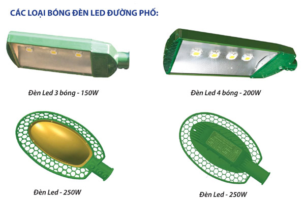 Đèn led đường phố tiết kiệm điện, thân thiên với môi trường